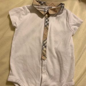 Baby Burberry onesie